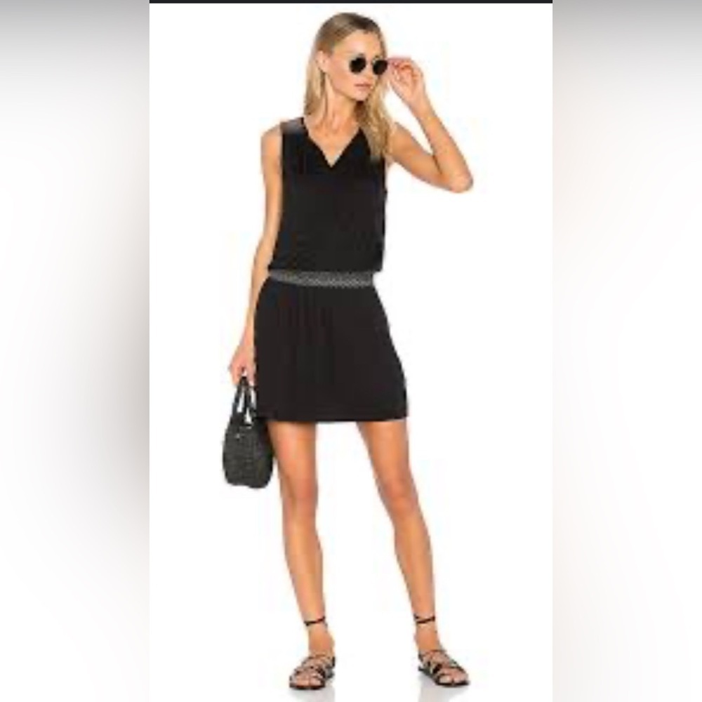 SOFT JOIE. SARA DRESS IN CAVIAR SIZE  S